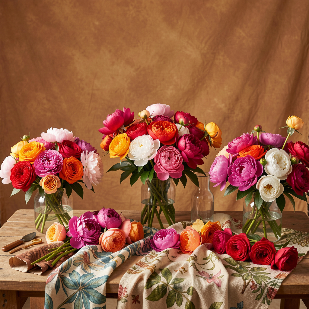 Floral design team